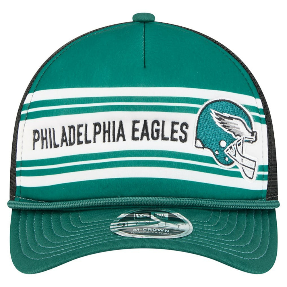 NFL Philadelphia Eagles Linear A-Frame 9FORTY Adjustable Hat
