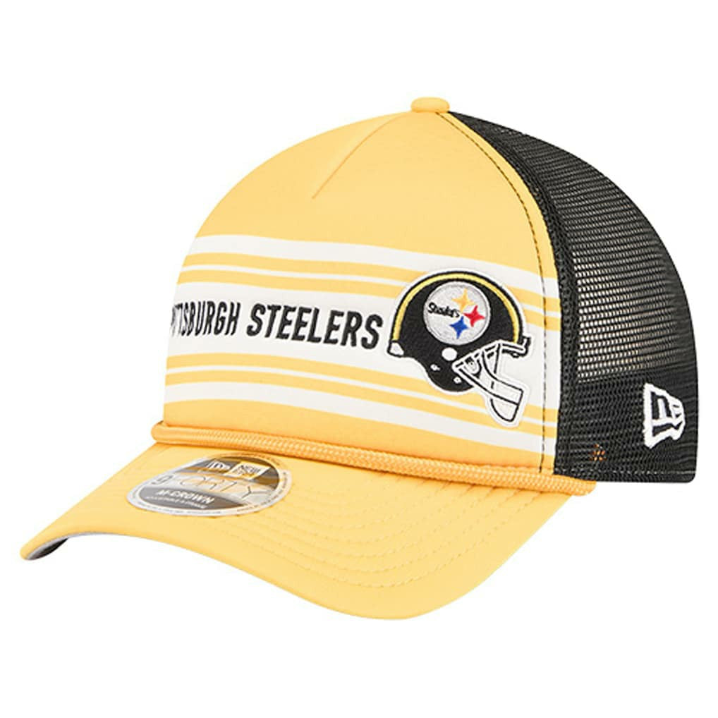 NFL Pittsburgh Steelers Linear A-Frame 9FORTY Adjustable Hat