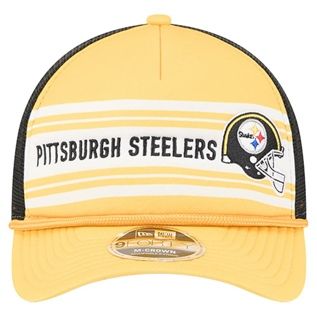 NFL Pittsburgh Steelers Linear A-Frame 9FORTY Adjustable Hat