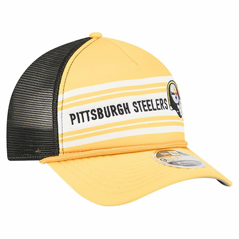 NFL Pittsburgh Steelers Linear A-Frame 9FORTY Adjustable Hat