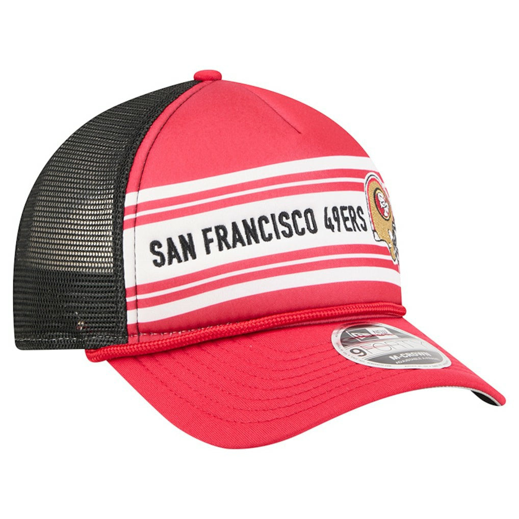NFL San Francisco 49ers Linear A-Frame 9FORTY Adjustable Hat
