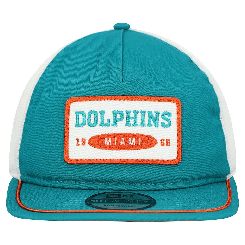 NFL Miami Dolphins Patch 19TWENTY Adjustable Hat