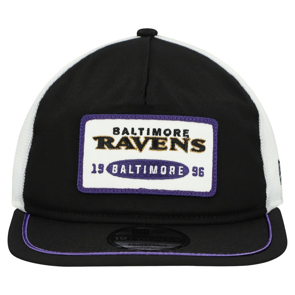 NFL Baltimore Ravens Patch 19TWENTY Adjustable Hat