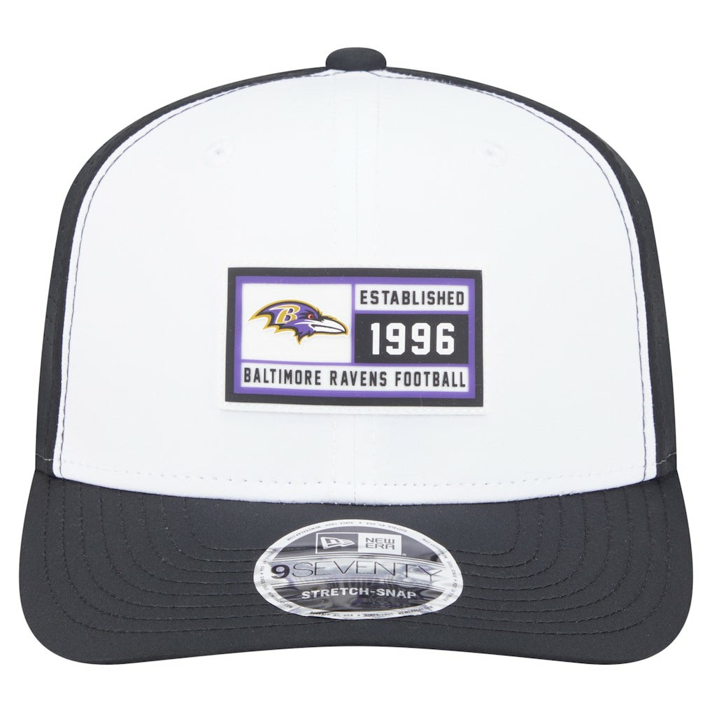 NFL Baltimore Ravens Established Patch 9SEVENTY Adjustable Hat