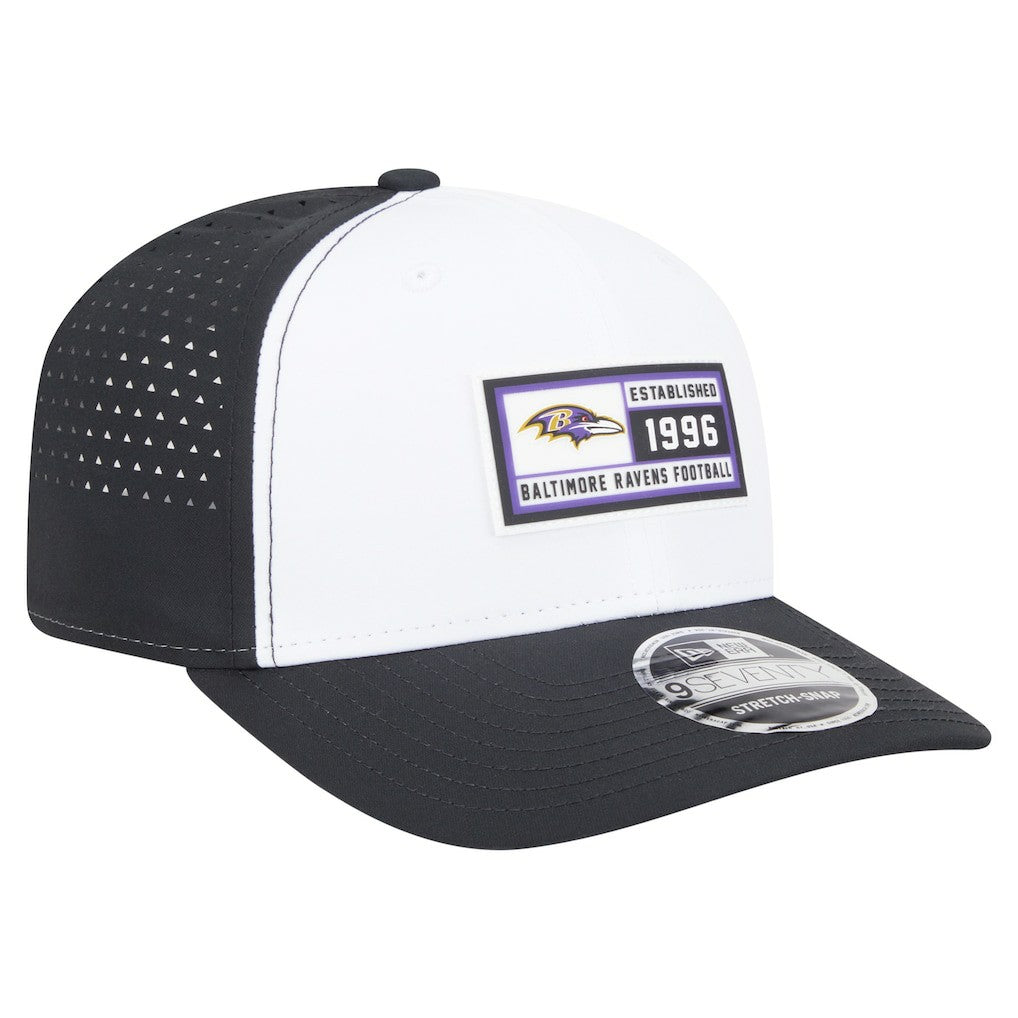NFL Baltimore Ravens Established Patch 9SEVENTY Adjustable Hat