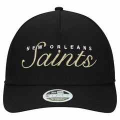 NFL New Orleans Saints Women's Metallic 9FORTY M-Crown A-Frame Adjustable Hat