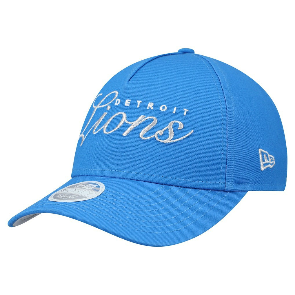 NFL Detroit Lions Women's Metallic 9FORTY M-Crown A-Frame Adjustable Hat