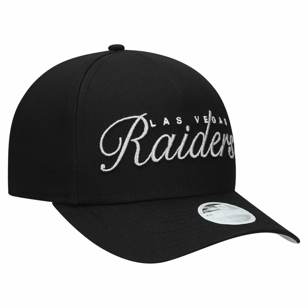 NFL Las Vegas Raiders Women's Metallic 9FORTY M-Crown A-Frame Adjustable Hat