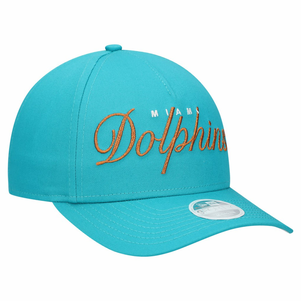 NFL Miami Dolphins Women's Metallic 9FORTY M-Crown A-Frame Adjustable Hat