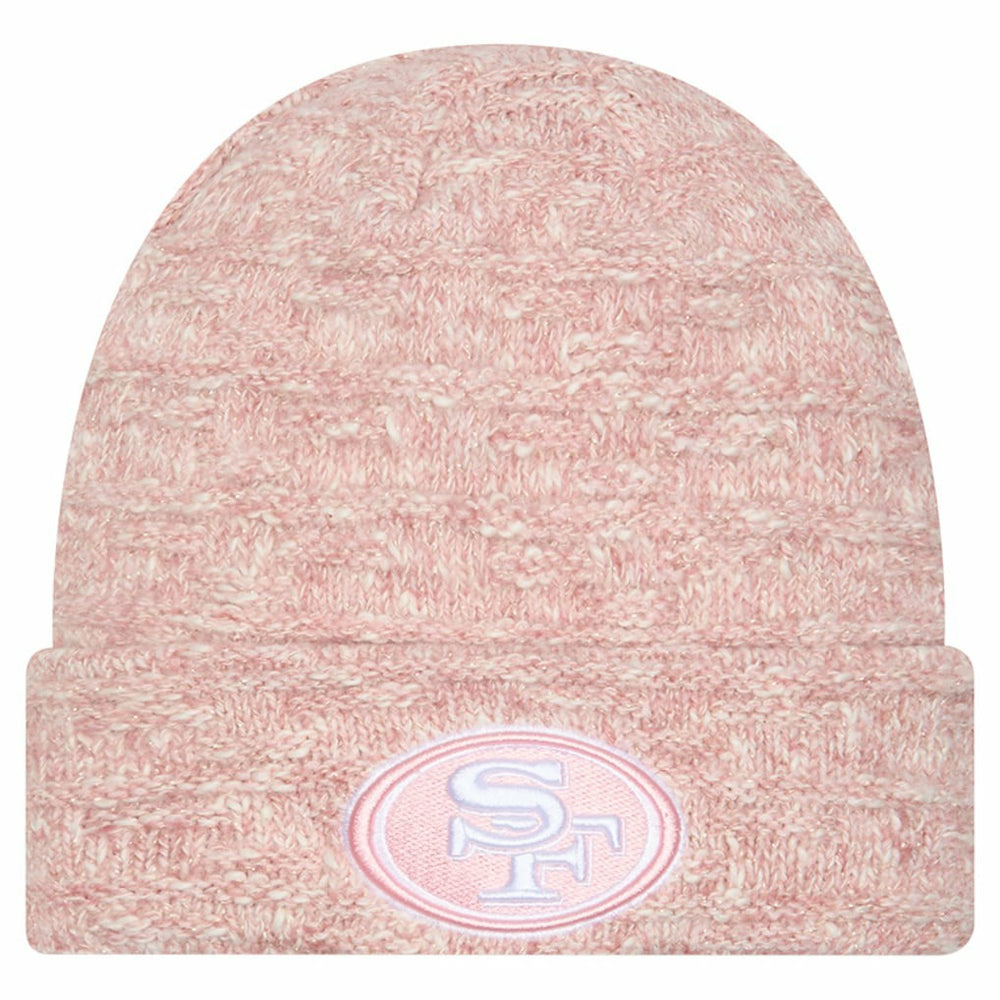 NFL San Francisco 49ers Women's Metallic Cuffed Knit Hat