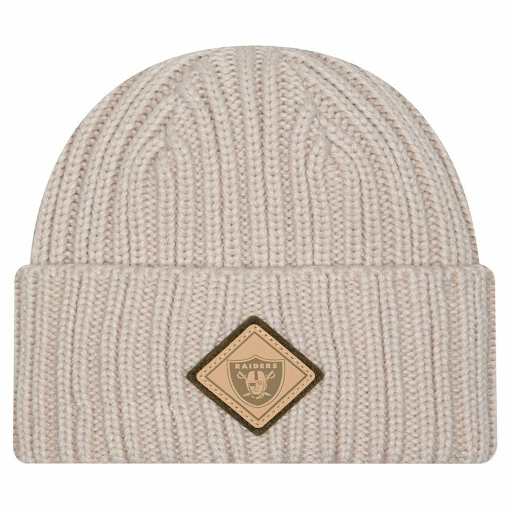 NFL Las Vegas Raiders Logo Applique Cuffed Knit Hat