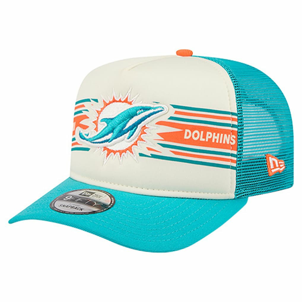 NFL Miami Dolphins Banner A-Frame 9FIFTY Trucker Snapback Hat