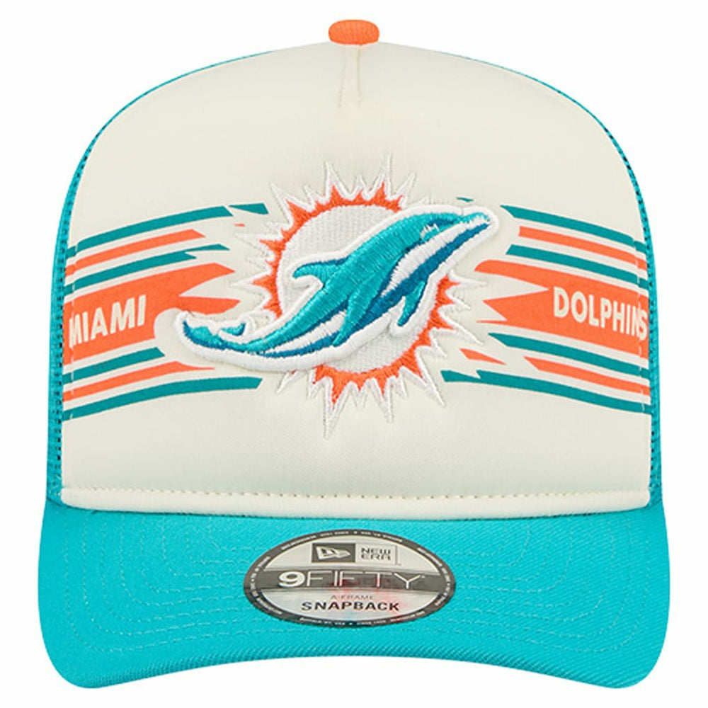 NFL Miami Dolphins Banner A-Frame 9FIFTY Trucker Snapback Hat