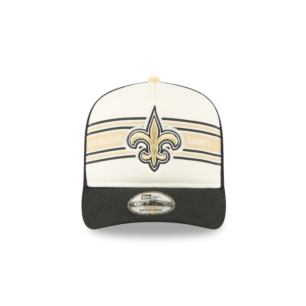 NFL New Orleans Saints Banner A-Frame 9FIFTY Trucker Snapback Hat