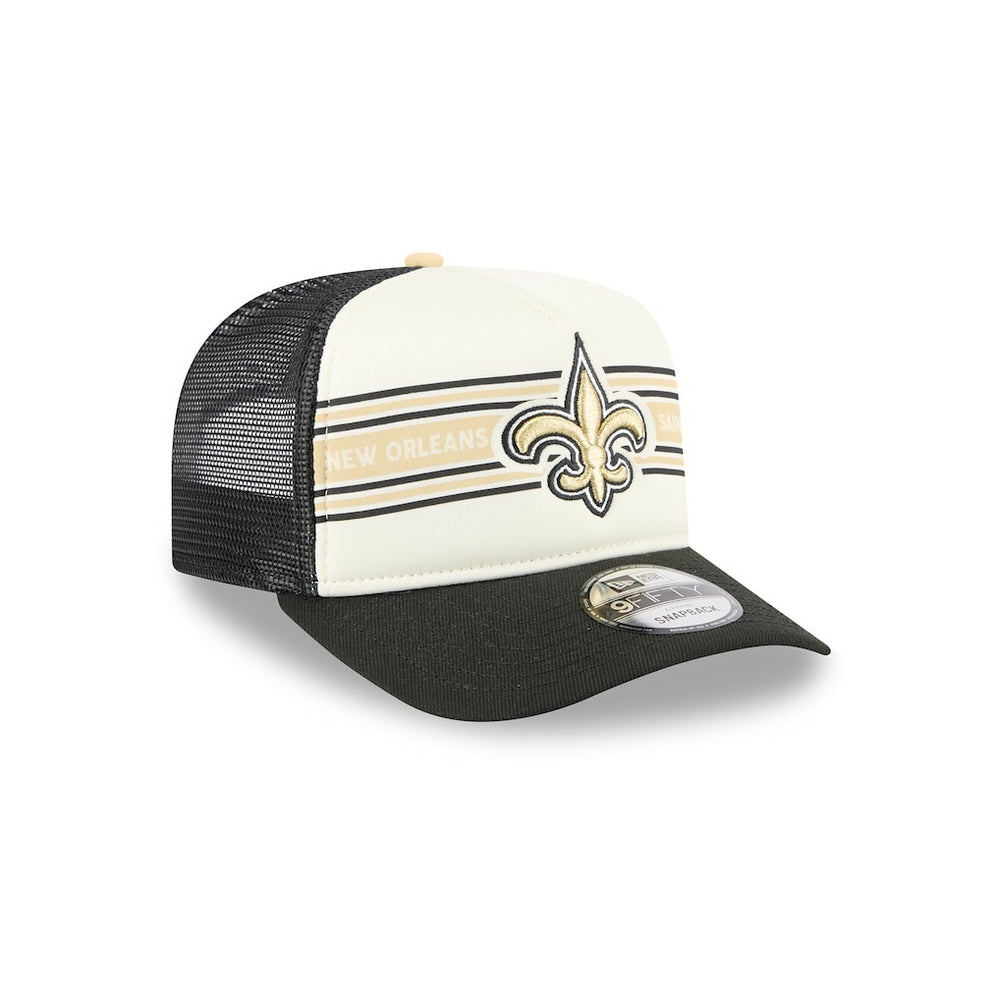 NFL New Orleans Saints Banner A-Frame 9FIFTY Trucker Snapback Hat