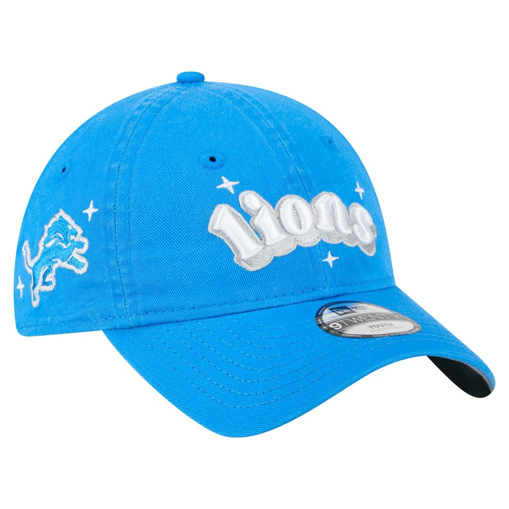 NFL Detroit Lions Girls Youth Cheer 9TWENTY Adjustable Hat