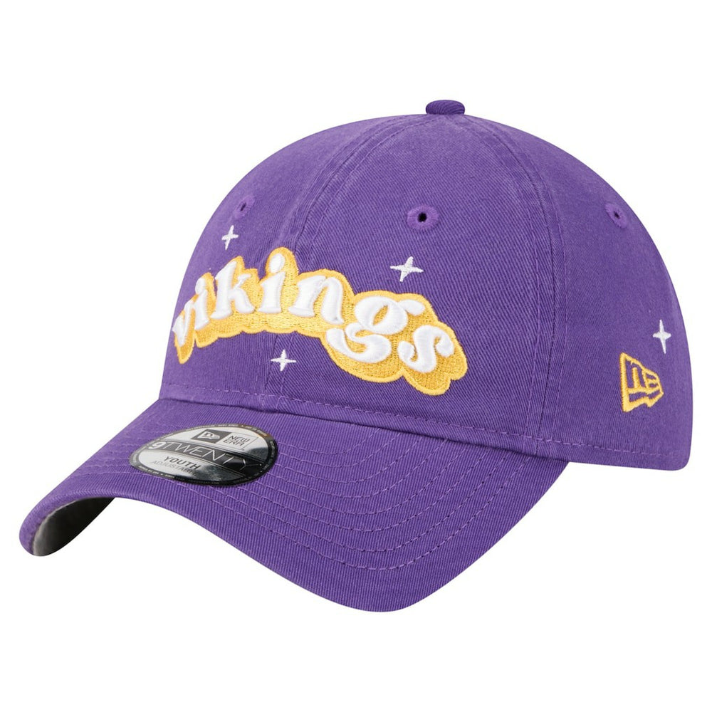 NFL Minnesota Vikings Girls Youth Cheer 9TWENTY Adjustable Hat
