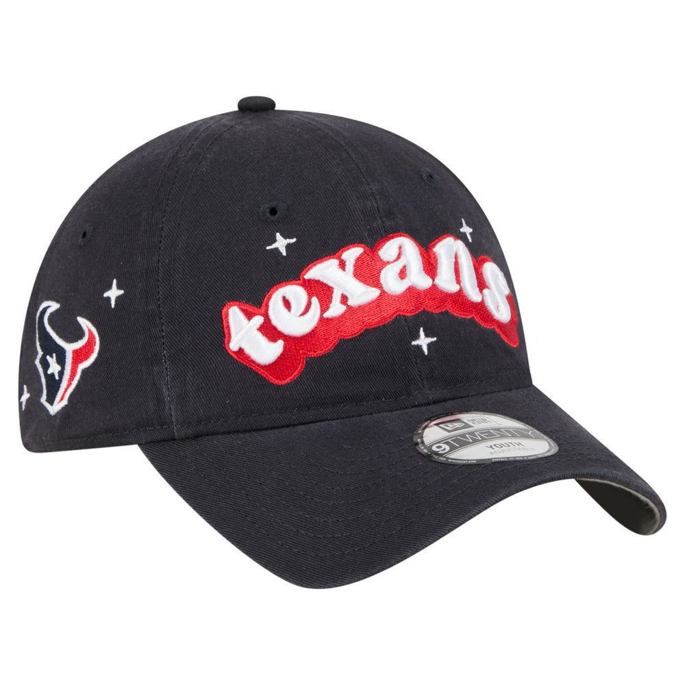NFL Houston Texans Girls Youth Cheer 9TWENTY Adjustable Hat
