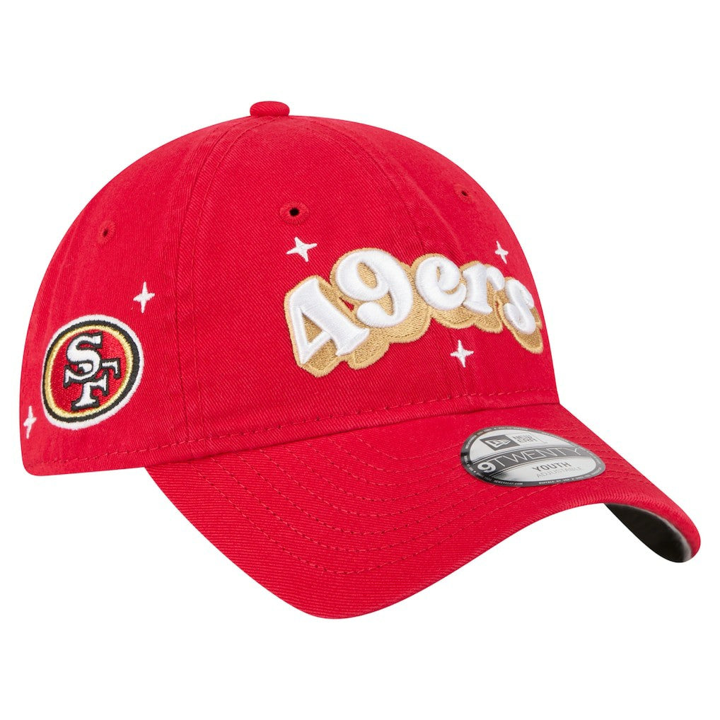 NFL San Francisco 49ers Girls Youth Cheer 9TWENTY Adjustable Hat