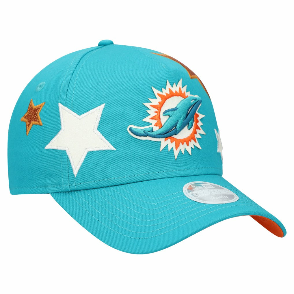 NFL Miami Dolphins Women's Stardom A-Frame 9FORTY Adjustable Hat
