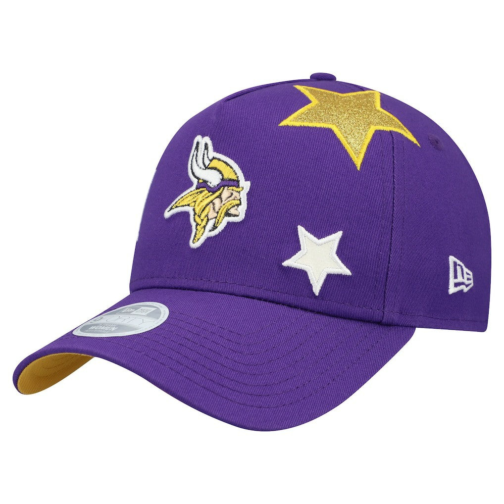 NFL Minnesota Vikings Women's Stardom A-Frame 9FORTY Adjustable Hat
