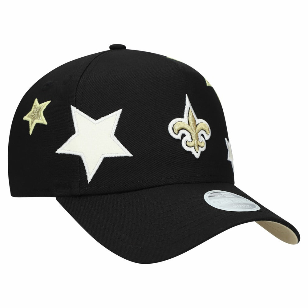 NFL New Orleans Saints Women's Stardom A-Frame 9FORTY Adjustable Hat