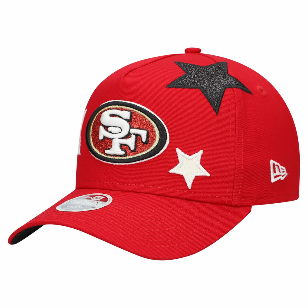 NFL San Francisco 49ers Women's Stardom A-Frame 9FORTY Adjustable Hat