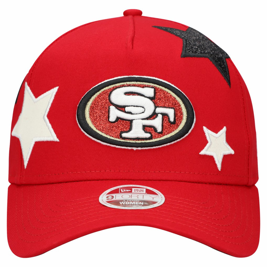 NFL San Francisco 49ers Women's Stardom A-Frame 9FORTY Adjustable Hat