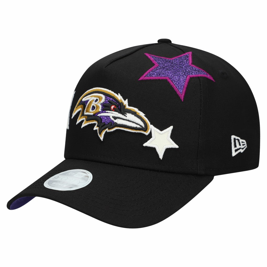 NFL Baltimore Ravens Women's Stardom A-Frame 9FORTY Adjustable Hat