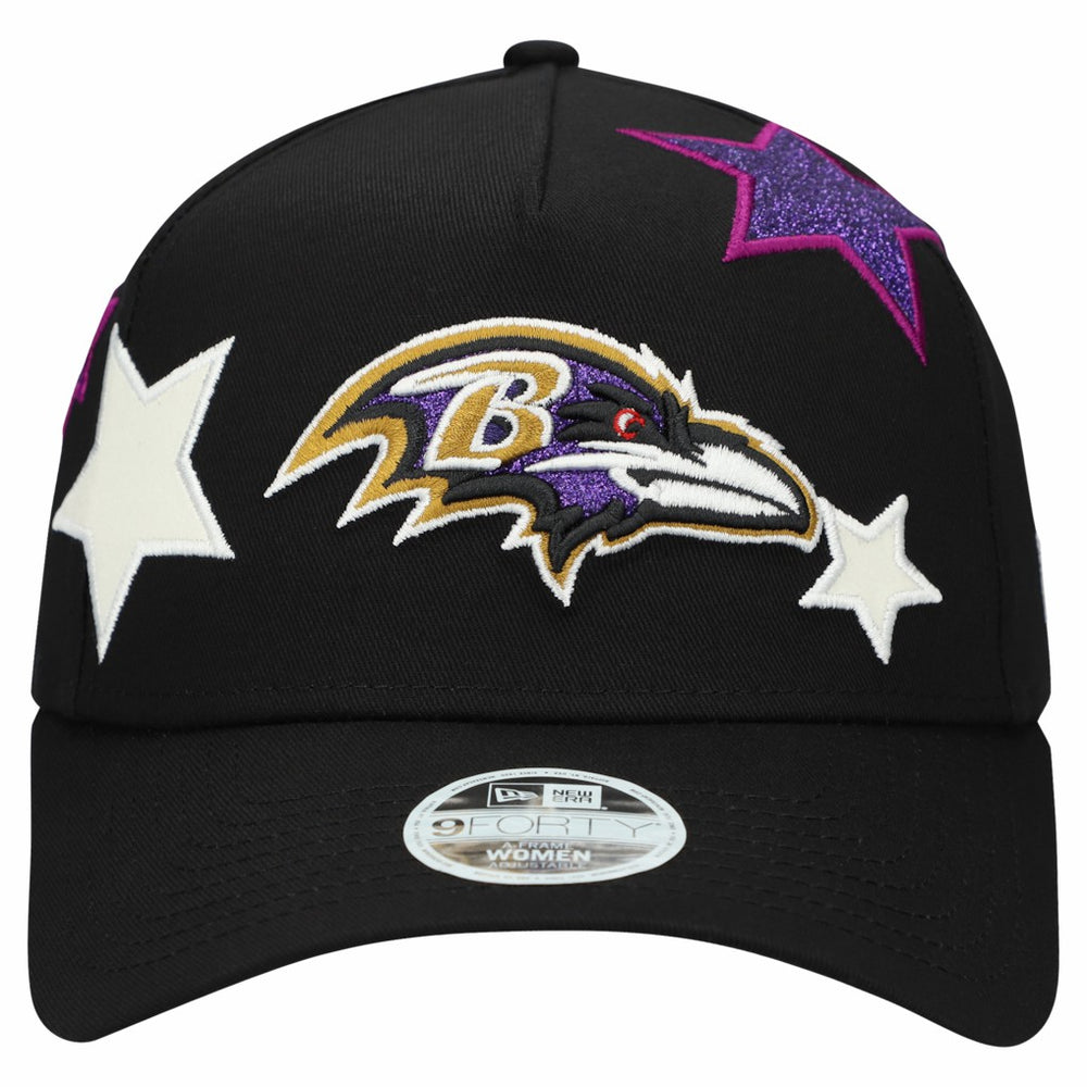 NFL Baltimore Ravens Women's Stardom A-Frame 9FORTY Adjustable Hat