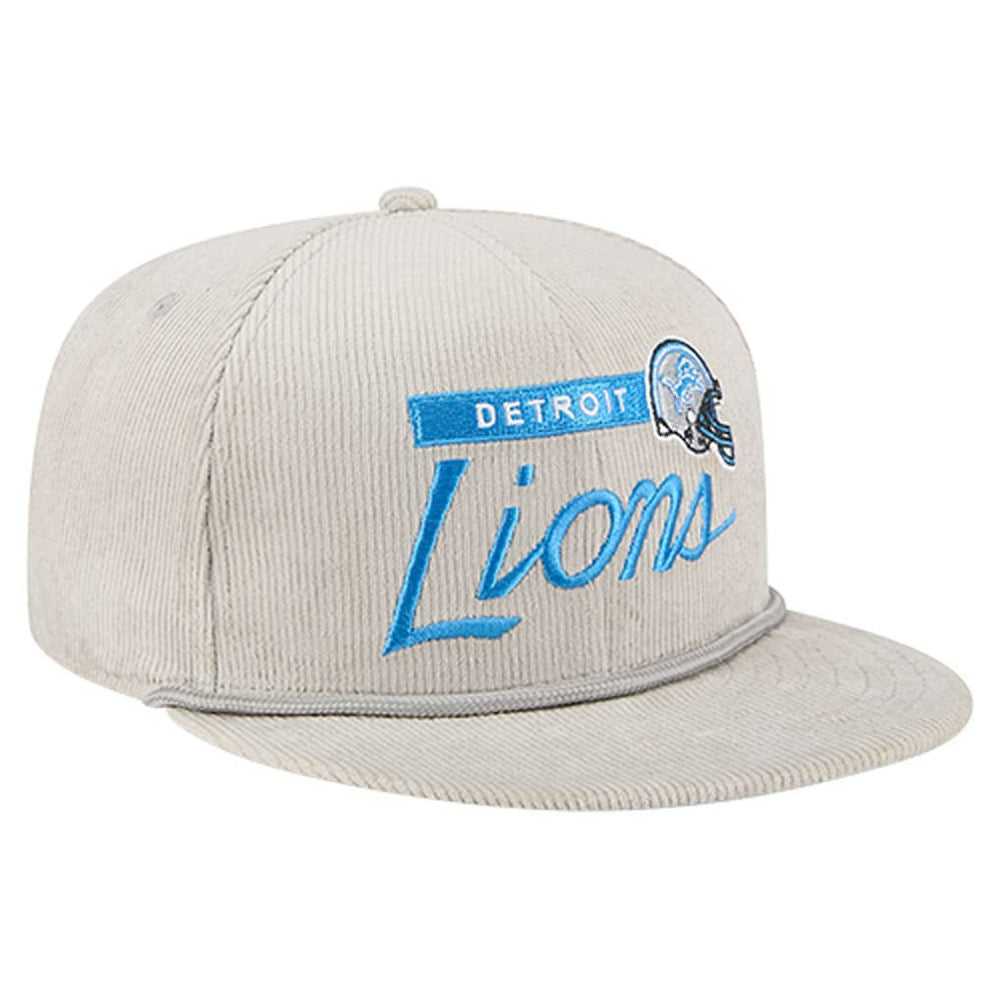 NFL Detroit Lions Cord Rope Corduroy 9FIFTY Snapback Hat