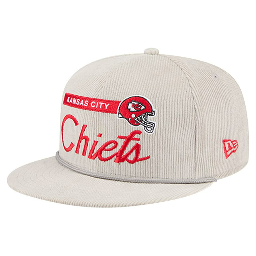 NFL Kansas City Chiefs Cord Rope Corduroy 9FIFTY Snapback Hat
