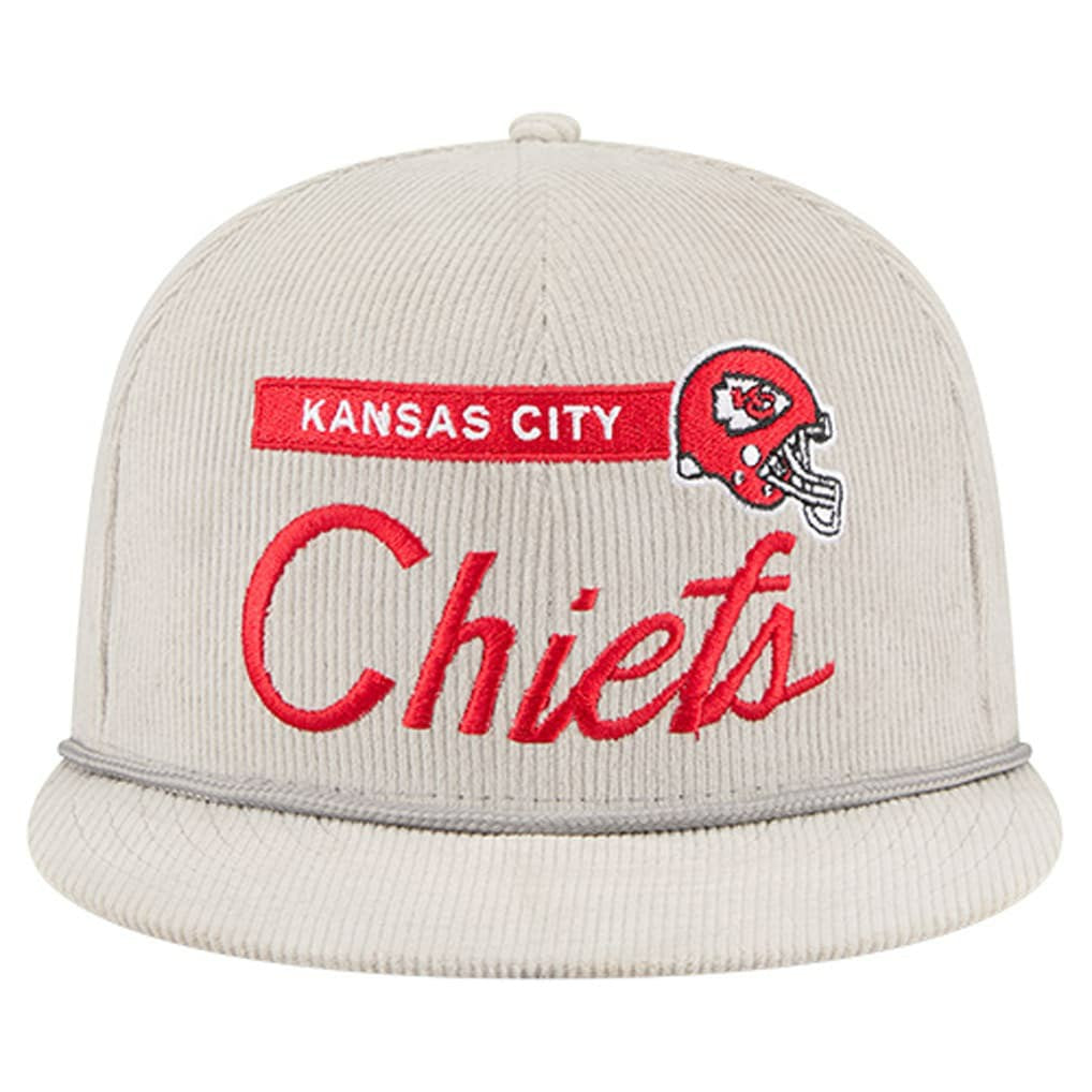 NFL Kansas City Chiefs Cord Rope Corduroy 9FIFTY Snapback Hat