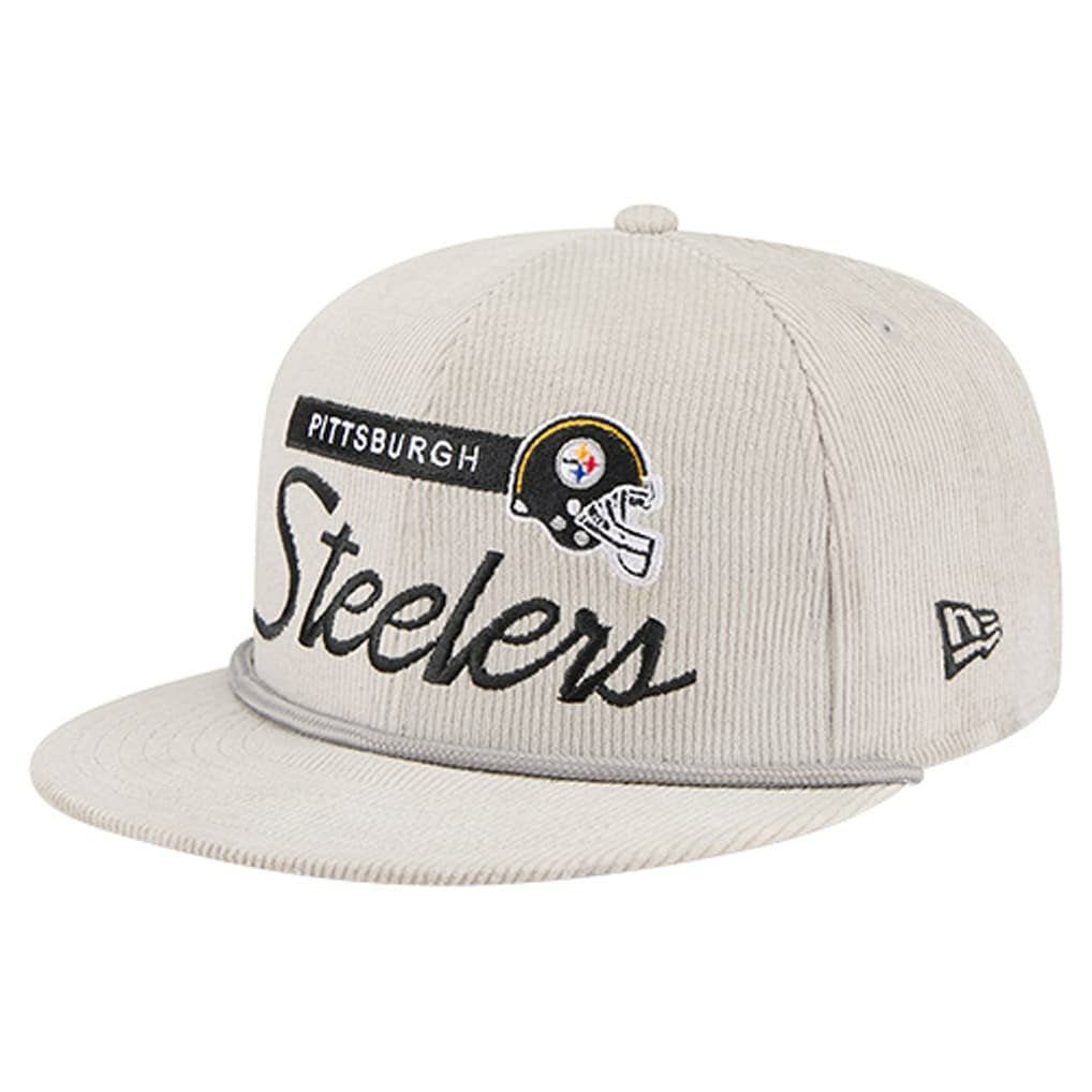 NFL Pittsburgh Steelers Cord Rope Corduroy 9FIFTY Snapback Hat