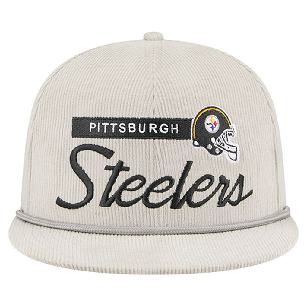 NFL Pittsburgh Steelers Cord Rope Corduroy 9FIFTY Snapback Hat