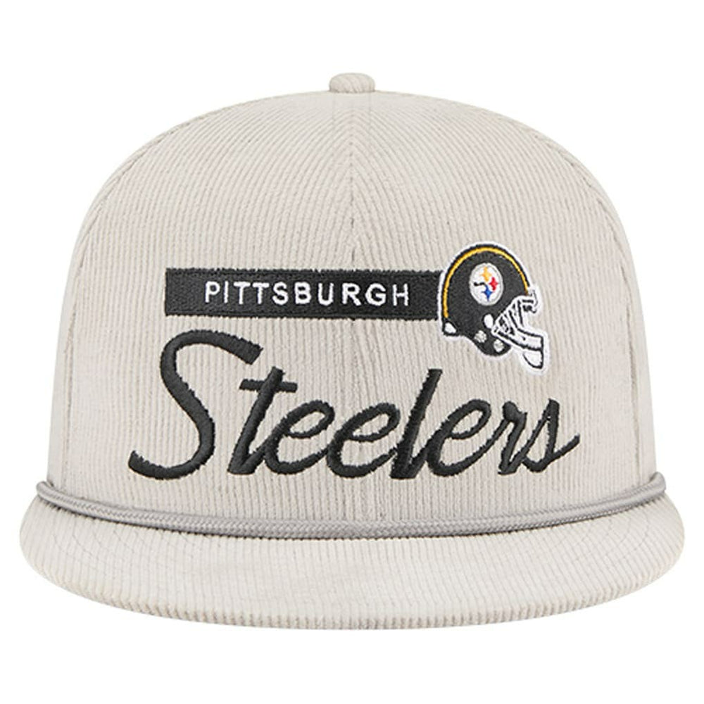 NFL Pittsburgh Steelers Cord Rope Corduroy 9FIFTY Snapback Hat