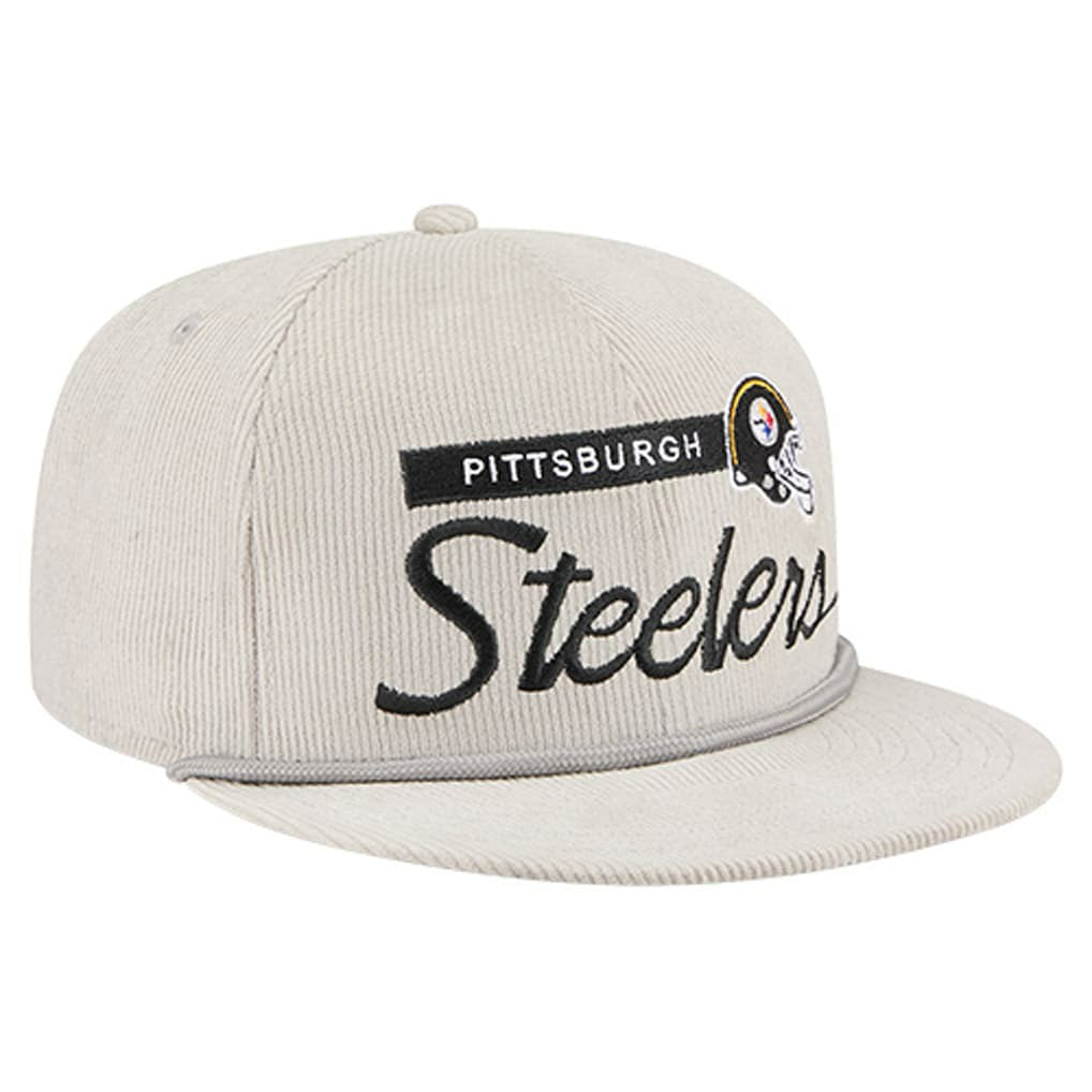NFL Pittsburgh Steelers Cord Rope Corduroy 9FIFTY Snapback Hat