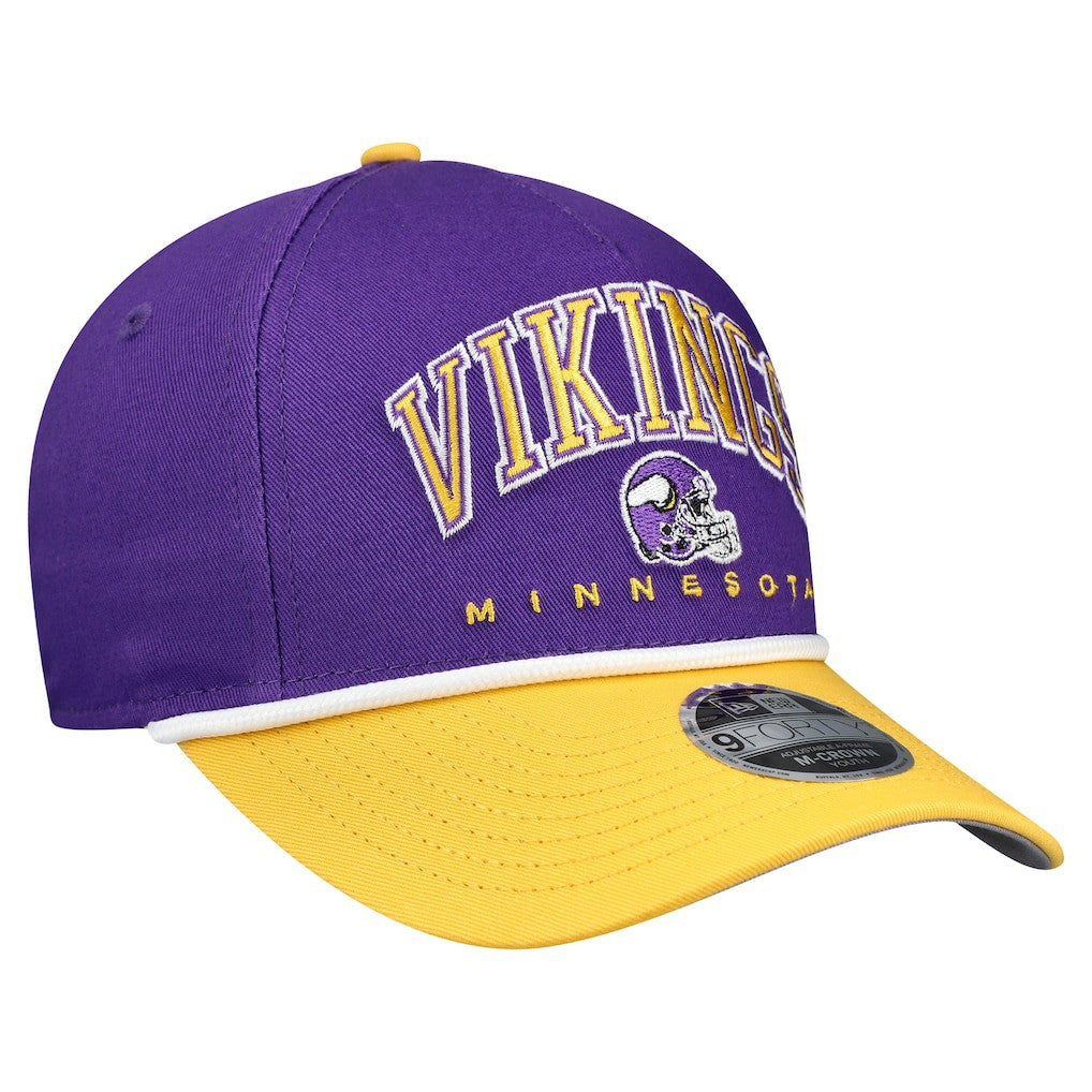 NFL Minnesota Vikings Youth Arch COOLERA 9FORTY A-Frame Adjustable Hat