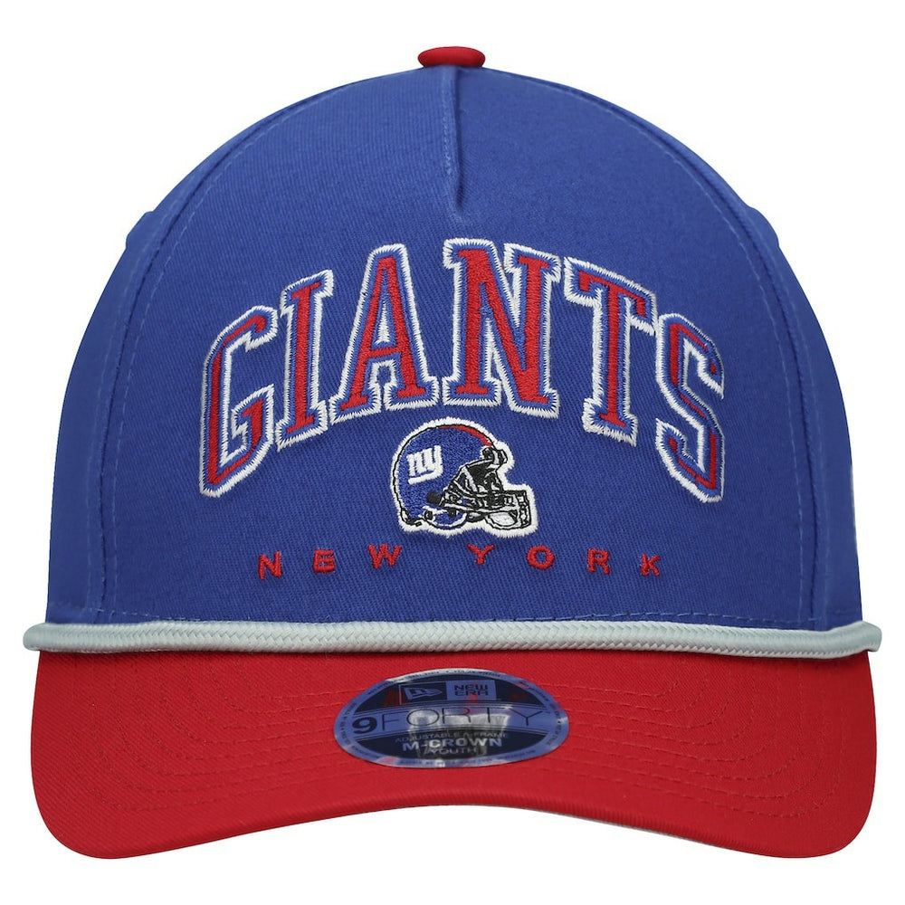 NFL New York Giants Youth Arch COOLERA 9FORTY A-Frame Adjustable Hat