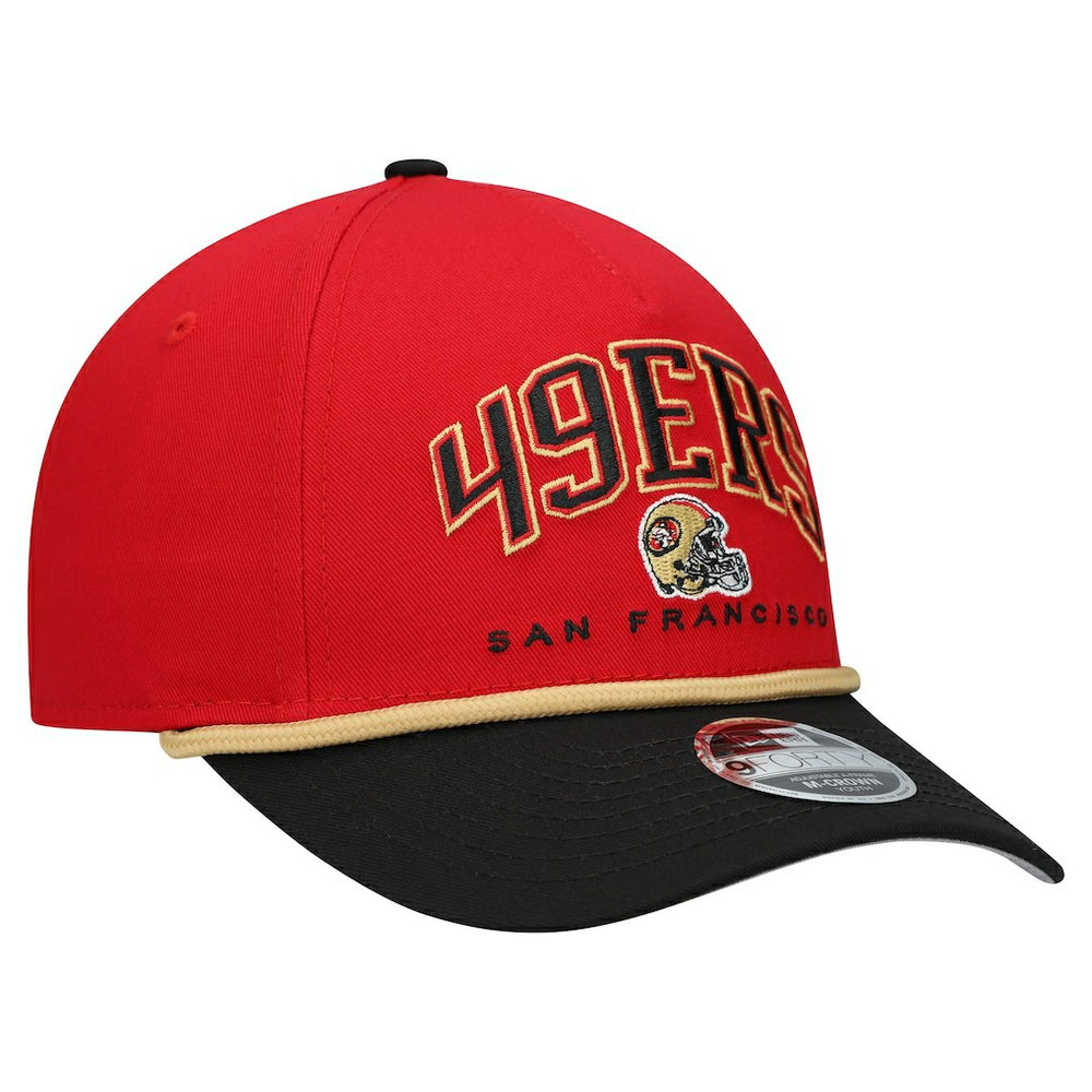 NFL San Francisco 49ers Youth Arch COOLERA 9FORTY A-Frame Adjustable Hat