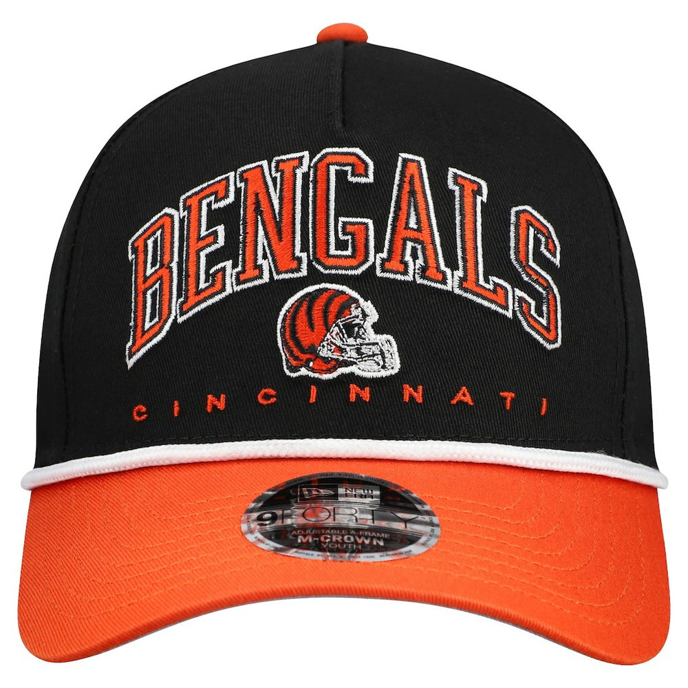 NFL Cincinnati Bengals Youth Arch COOLERA 9FORTY A-Frame Adjustable Hat
