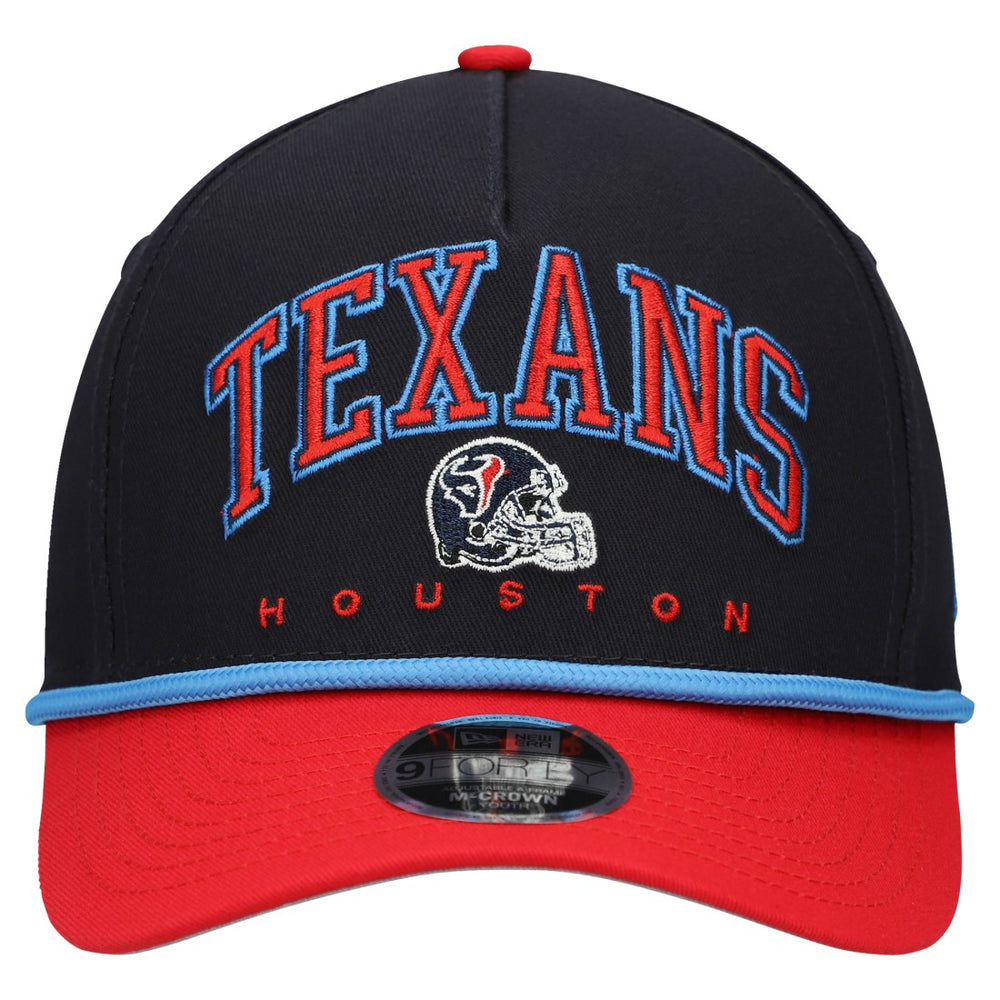 NFL Houston Texans Youth Arch COOLERA 9FORTY A-Frame Adjustable Hat