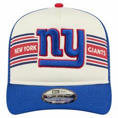 NFL New York Giants Youth Banner 9FIFTY A-Frame Adjustable Trucker Hat