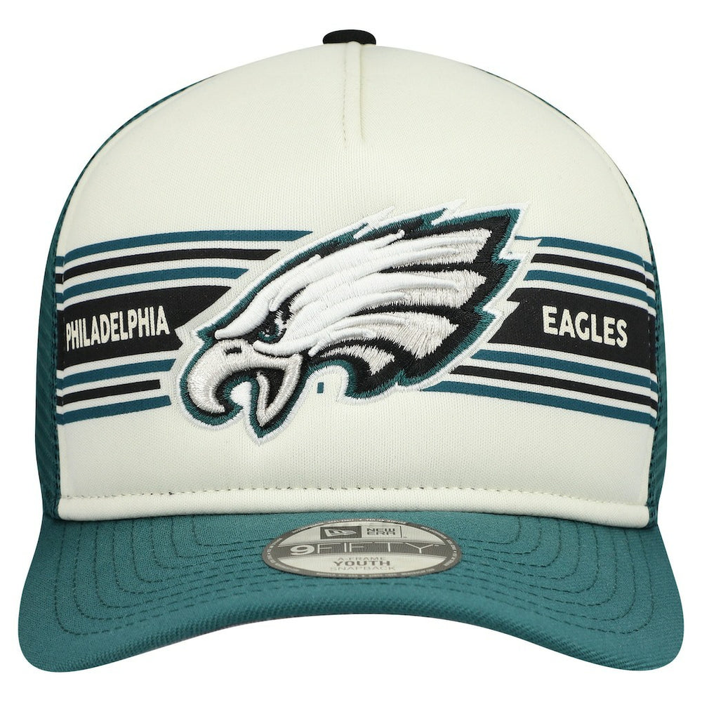 NFL Philadelphia Eagles Youth Banner 9FIFTY A-Frame Adjustable Trucker Hat