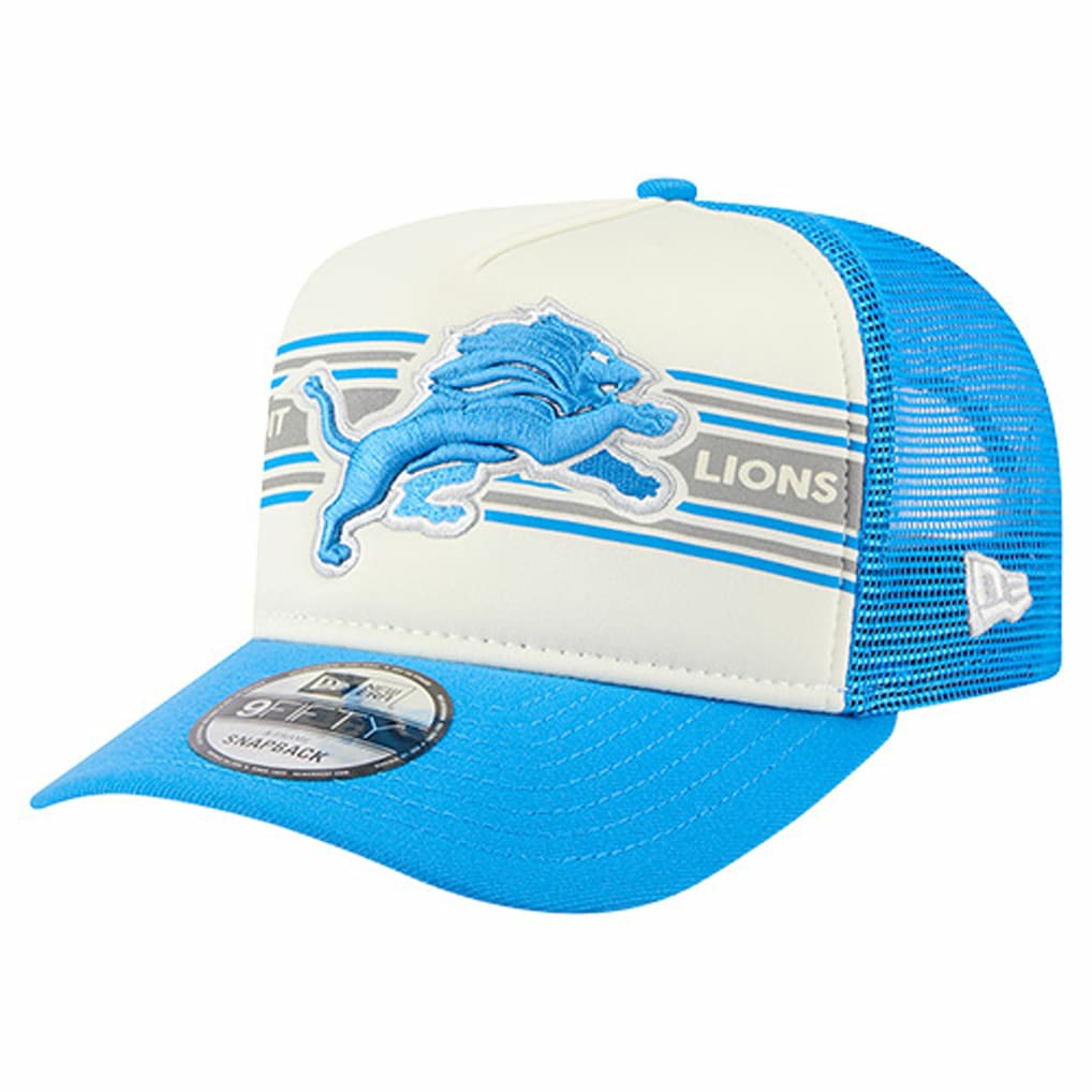 NFL Detroit Lions Youth Banner 9FIFTY A-Frame Adjustable Trucker Hat