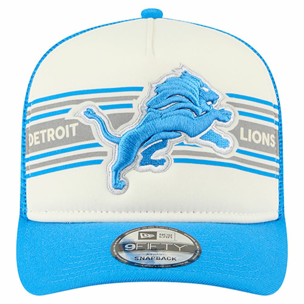 NFL Detroit Lions Youth Banner 9FIFTY A-Frame Adjustable Trucker Hat