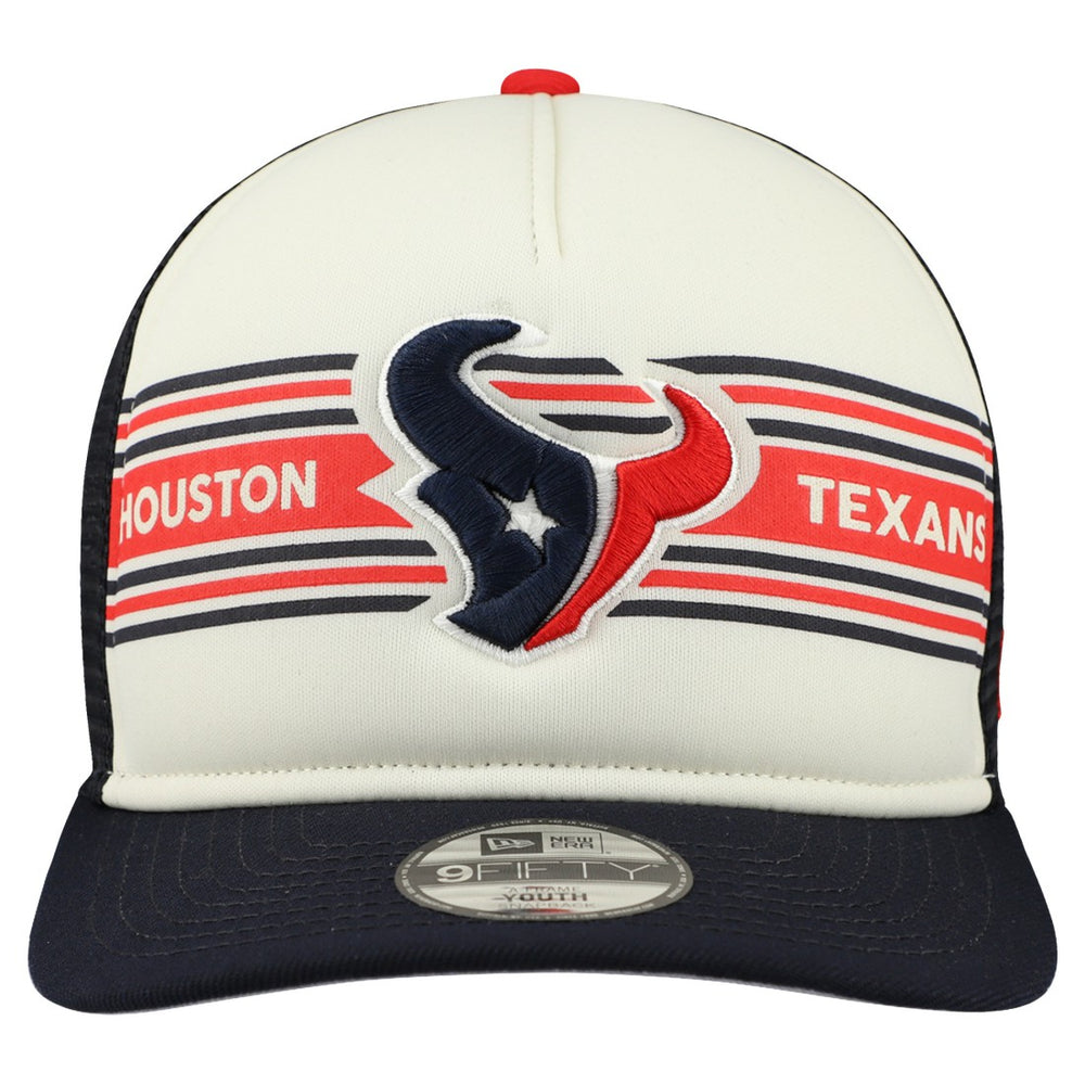NFL Houston Texans Youth Banner 9FIFTY A-Frame Adjustable Trucker Hat