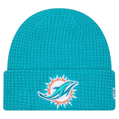 NFL Miami Dolphins Youth Waffle Cuffed Knit Hat