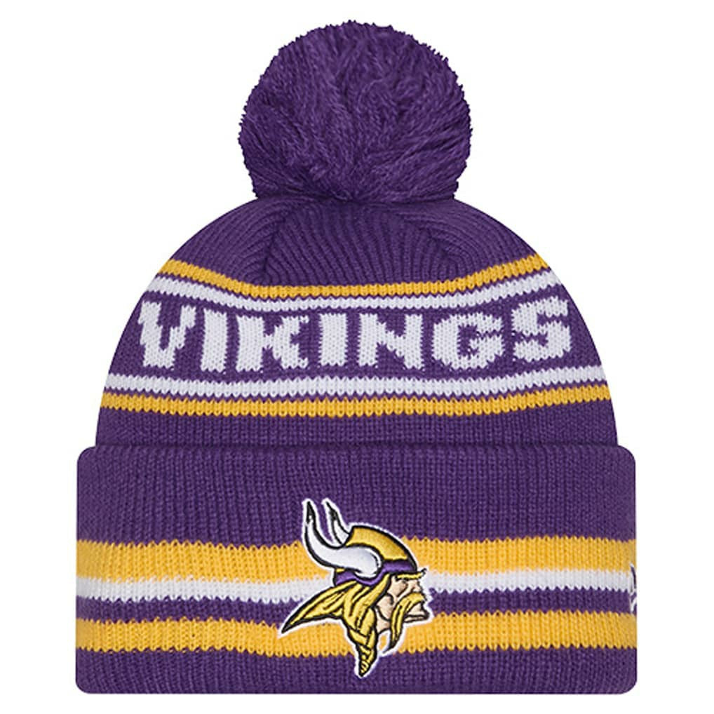 NFL Minnesota Vikings Youth Classic Cuffed Knit Hat with Pom
