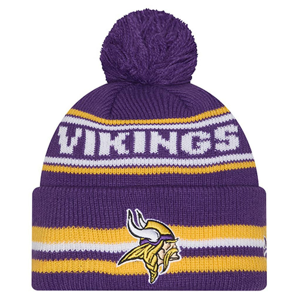 NFL Minnesota Vikings Youth Classic Cuffed Knit Hat with Pom